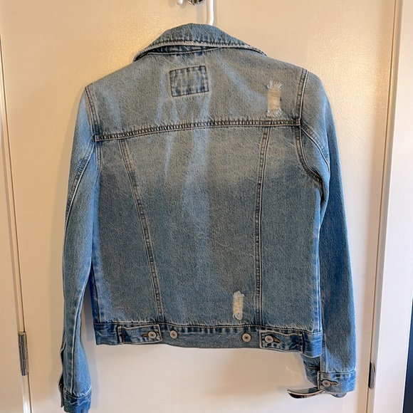 Forever 21 Distressed Denim Jacket (Size S) - Picture 2 of 4